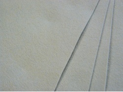 Lt Grey Wool Blend Felt Squares