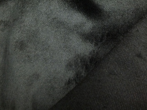 Black Viscose Tissavel 5mm pile