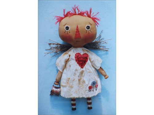 Clothespin Garden Angels - Angelica & Annie
