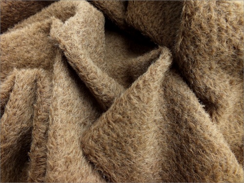 Vintage Brown Felted Alpaca 9mm pile 74